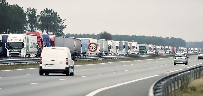 Fransa’da Kara Yolu Sektöründe Eylem